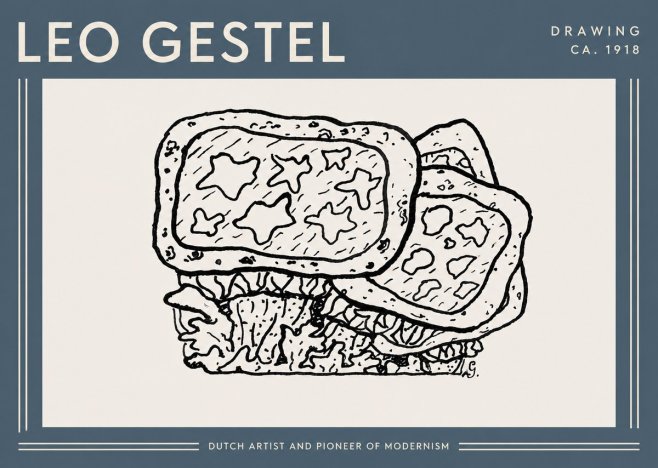 Leo Gestel Drawing Ca. 1918 No4 - Plakát