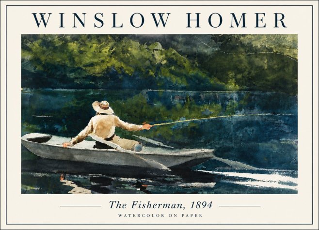 Winslow Homer The Fisherman, 1894 No6 - Plakát