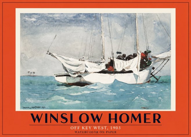 Winslow Homer Off Key West, 1903 No3 - Plakát
