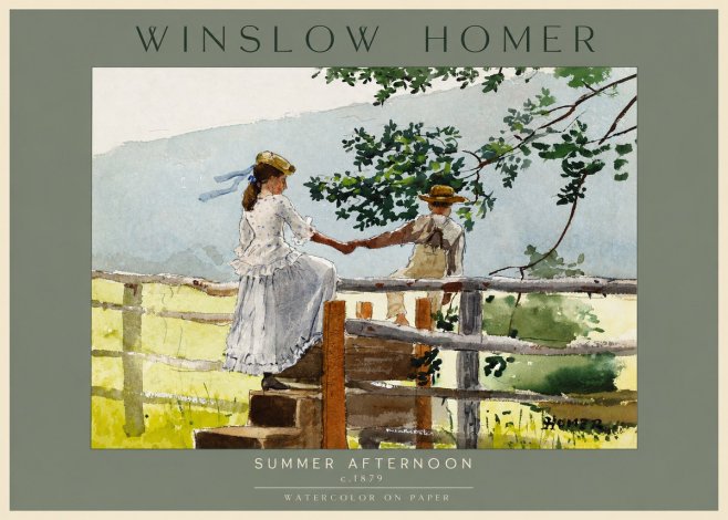 Winslow Homer Summer Afternoon No2 - Plakát