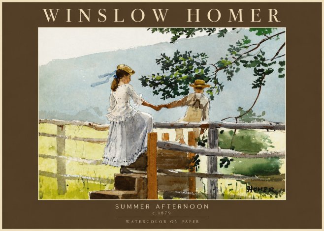 Winslow Homer Summer Afternoon No4 - Plakát