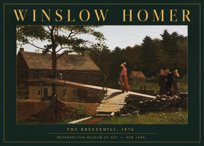 Winslow Homer The Breezemill No6 - Plakát
