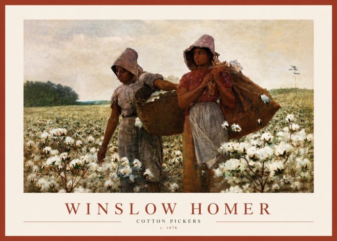 Winslow Homer Cotton Pickers No1 - Plakát