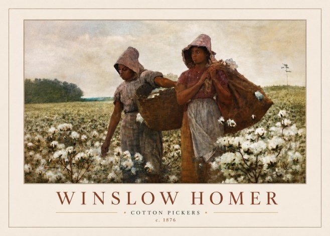 Winslow Homer Cotton Pickers No4 - Plakát