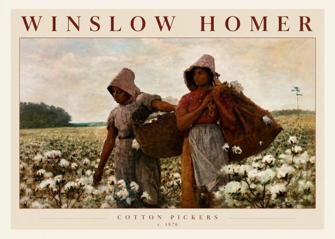 Winslow Homer Cotton Pickers No5 - Plakát