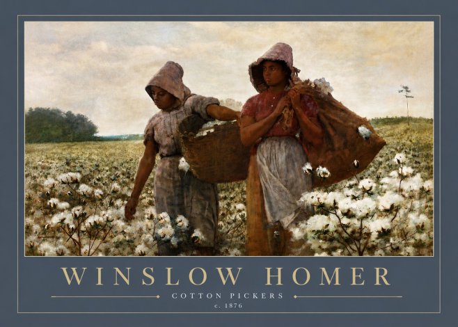 Winslow Homer Cotton Pickers No6 - Plakát