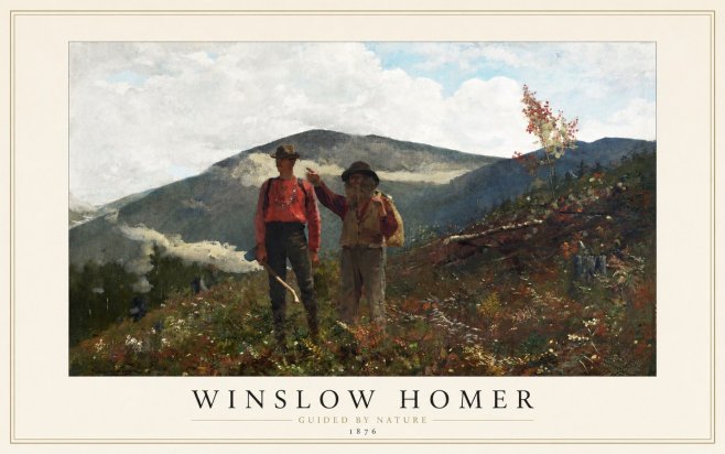 Winslow Homer The Two Guides No1 - Plakát