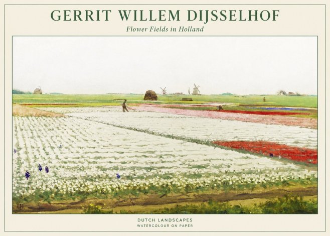 Gerrit Willem Dijsselhof Bulb Fields Near Hillegom No2 - Plakát