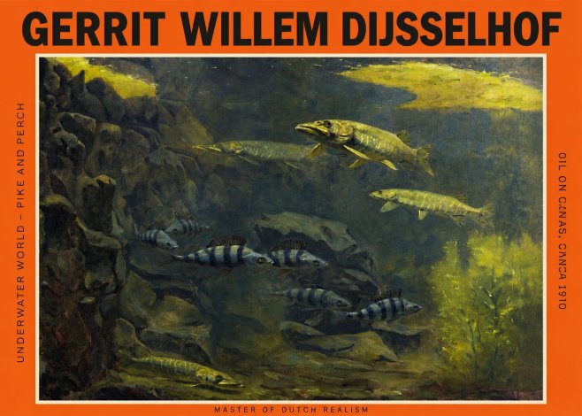 Gerrit Willem Dijsselhof Underwater Life No3 - Plakát