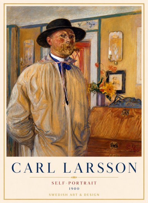 Carl Larsson Self-portrait No1 - Plakát