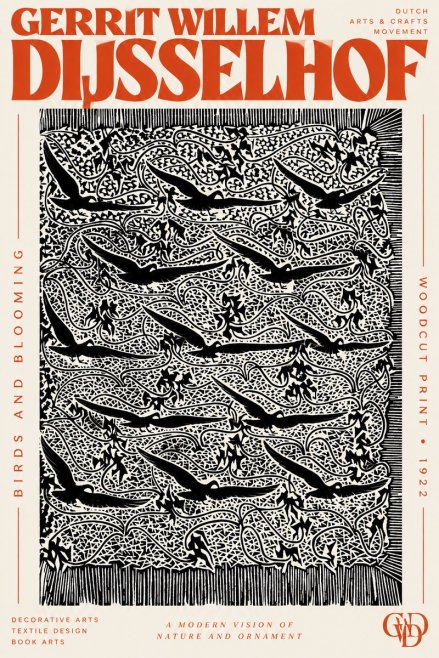 Gerrit Willem Dijsselhof Decorative Design No3 - Plakát