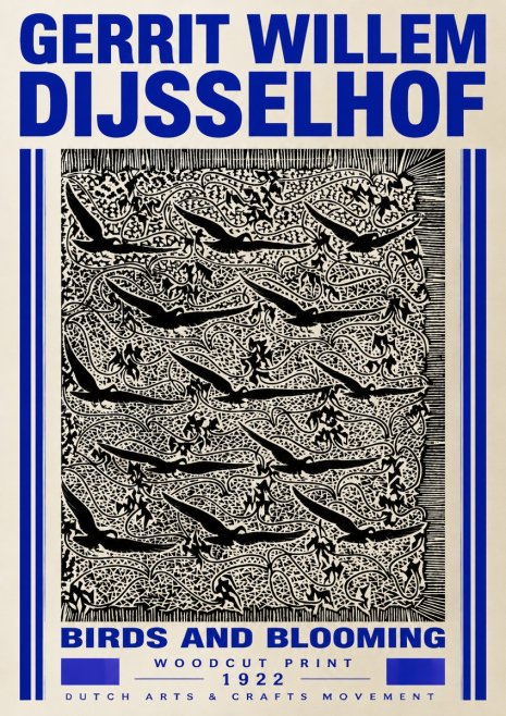 Gerrit Willem Dijsselhof Decorative Design No5 - Plakát