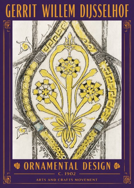 Gerrit Willem Dijsselhof Ornamental Design No4 - Plakát