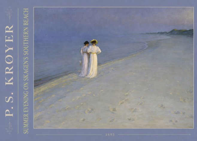 P.S. Krøyer Summer Evening on Skagen's Southern Beach No4 - Plakát