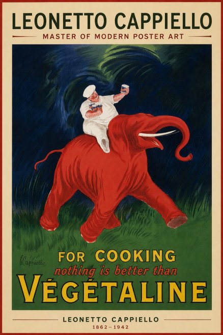 Leonetto Cappiello Végétaline No2 - Plakát