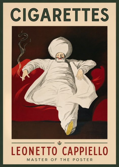 Leonetto Cappiello Cigarettes No1 - Plakát