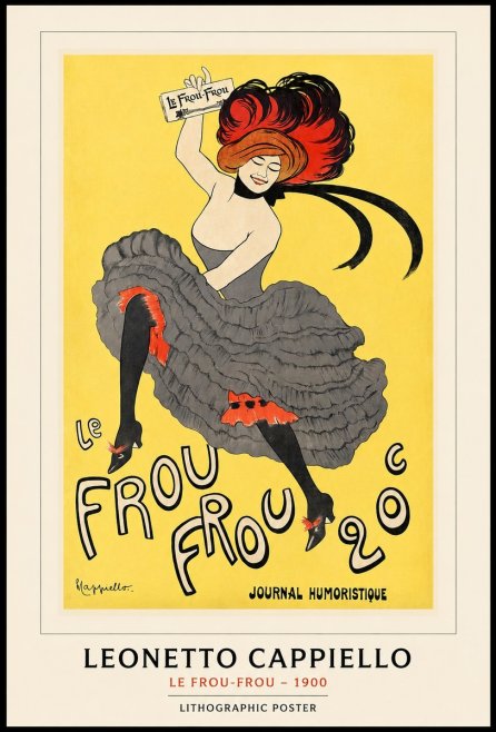 Leonetto Cappiello Le Frou-frou No1 - Plakát