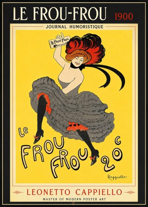 Leonetto Cappiello Le Frou-frou No3 - Plakát