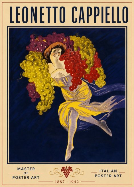 Leonetto Cappiello Master of the Vintage Poster No3 - Plakát