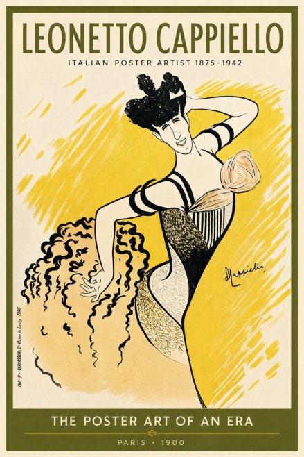 Leonetto Cappiello The Dancer No4 - Plakát