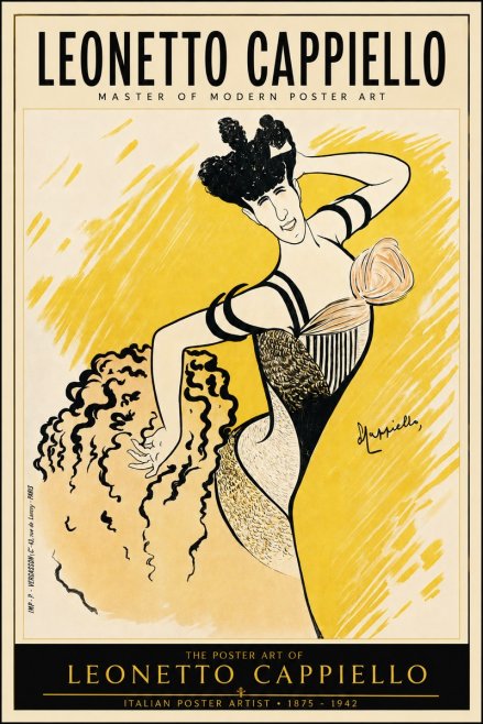 Leonetto Cappiello The Dancer No5 - Plakát