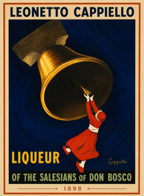 Leonetto Cappiello Liqueur of the Salesians of Don Bosco No5 - Plakát