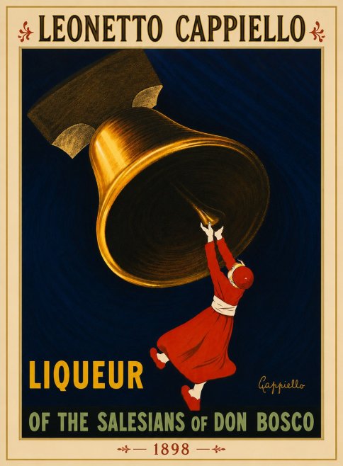 Leonetto Cappiello Liqueur of the Salesians of Don Bosco No6 - Plakát