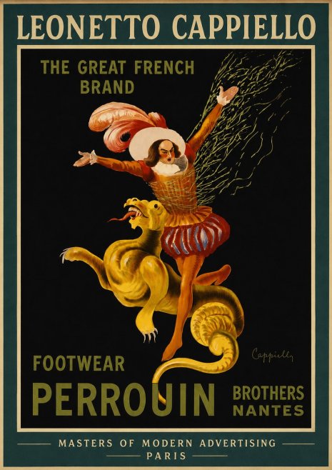 Leonetto Cappiello Footwear Perrouin No4 - Plakát