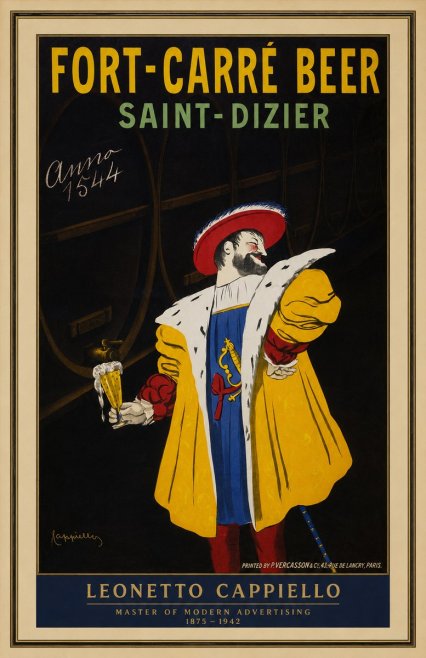 Leonetto Cappiello Fort-carré Beer Saint-dizier No1 - Plakát