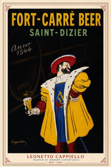 Leonetto Cappiello Fort-carré Beer Saint-dizier No2 - Plakát