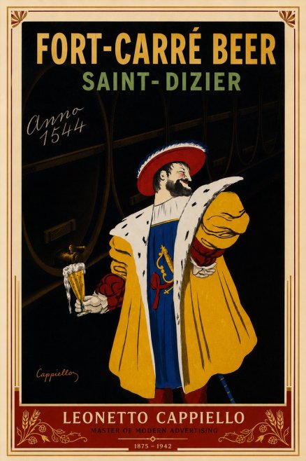 Leonetto Cappiello Fort-carré Beer Saint-dizier No6 - Plakát