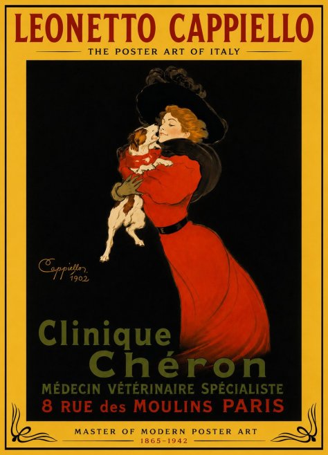 Leonetto Cappiello Clinique Chéron No4 - Plakát