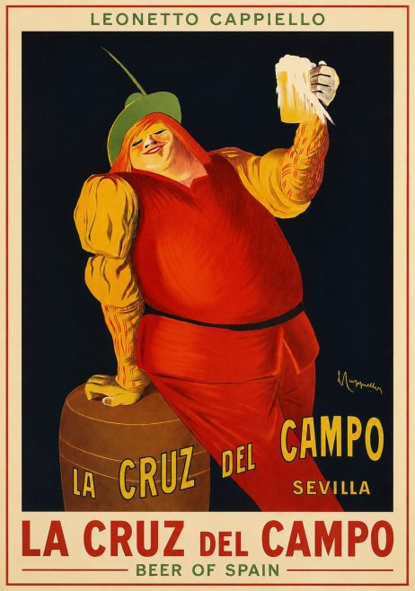 Leonetto Cappiello La Cruz Del Campo No2 - Plakát