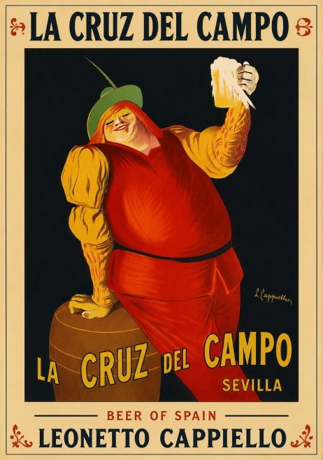 Leonetto Cappiello La Cruz Del Campo No5 - Plakát