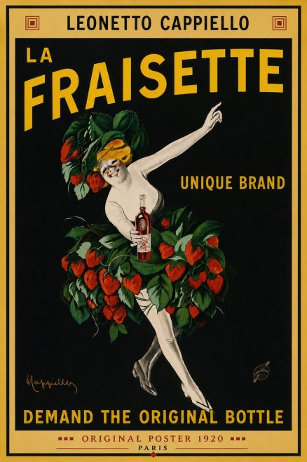 Leonetto Cappiello La Fraisette No6 - Plakát