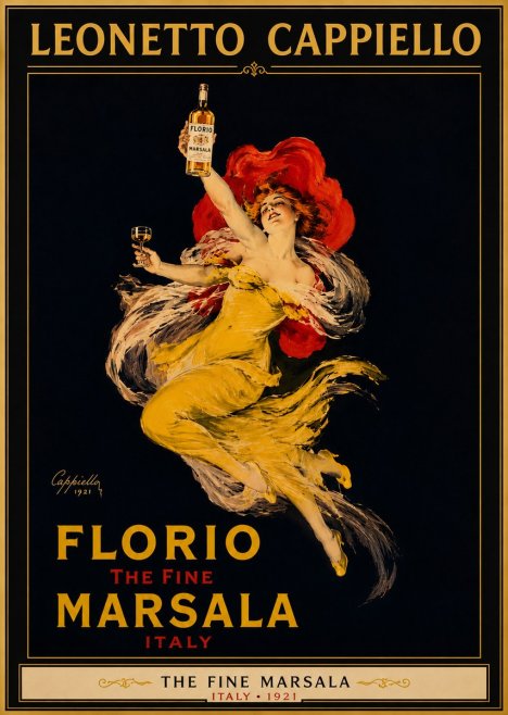 Leonetto Cappiello Florio the Fine Marsala No4 - Plakát