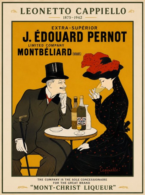 Leonetto Cappiello J. Édouard Pernot No5 - Plakát