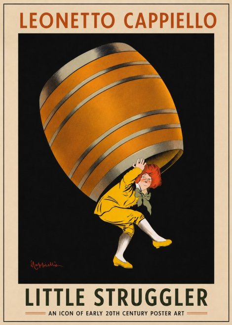 Leonetto Cappiello Little Struggler No4 - Plakát