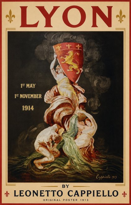 Leonetto Cappiello Lyon No2 - Plakát