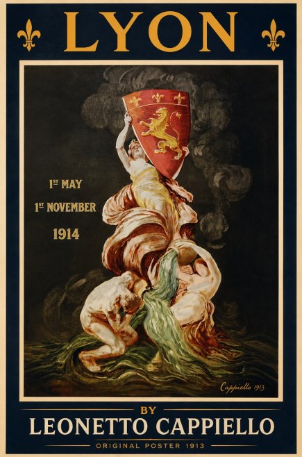 Leonetto Cappiello Lyon No3 - Plakát