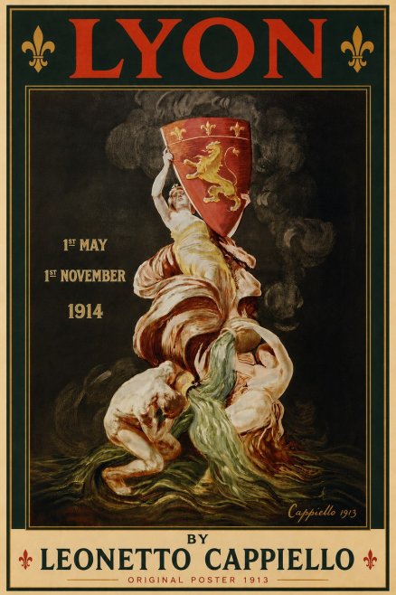 Leonetto Cappiello Lyon No4 - Plakát