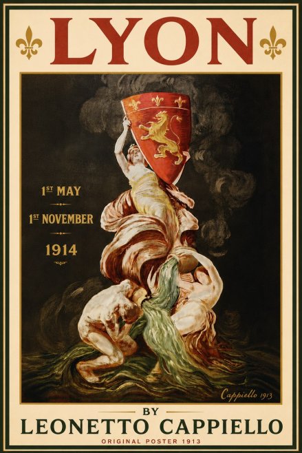 Leonetto Cappiello Lyon No5 - Plakát