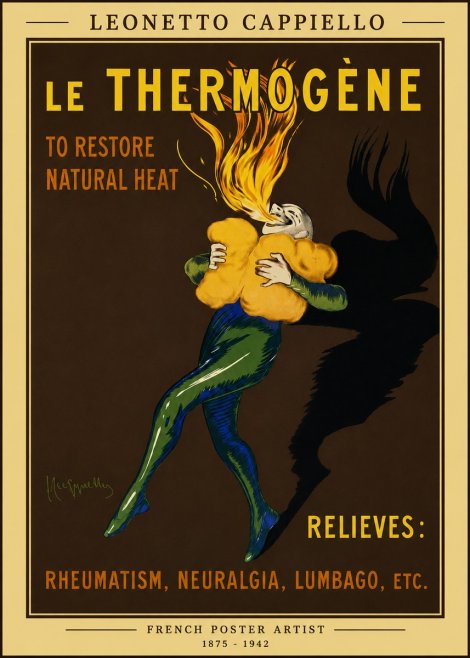Leonetto Cappiello Le Thermogène No3 - Plakát