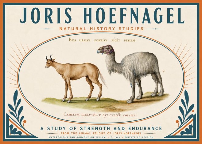 Joris Hoefnagel A Study of Strength and Endurance No4 - Plakát