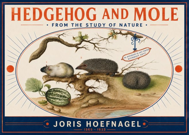 Joris Hoefnagel Hedgehog and Mole No3 - Plakát