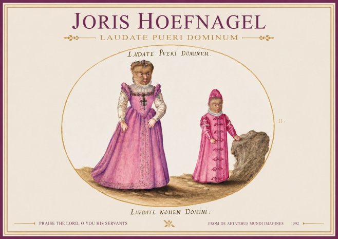 Joris Hoefnagel Laudate Pueri Dominum No1 - Plakát