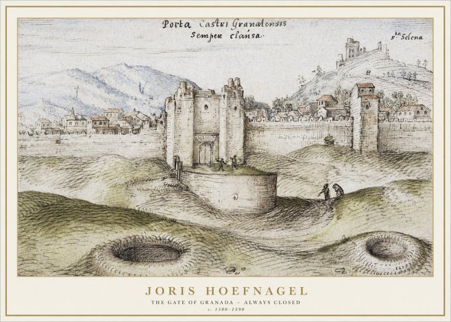 Joris Hoefnagel The Gate of Granada - Always Closed No1 - Plakát