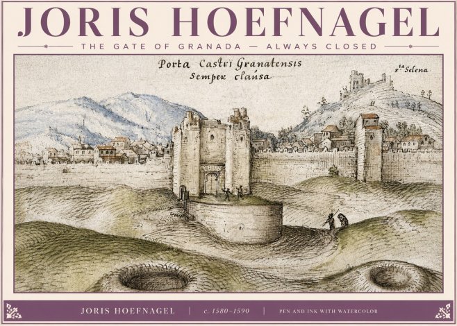 Joris Hoefnagel The Gate of Granada - Always Closed No3 - Plakát