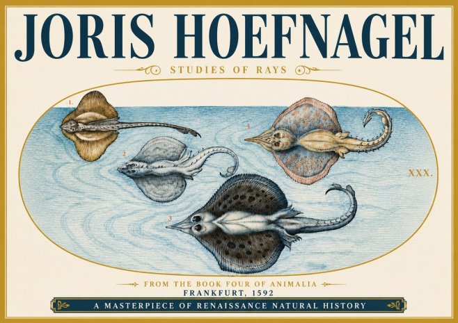 Joris Hoefnagel Rays and Skates No5 - Plakát