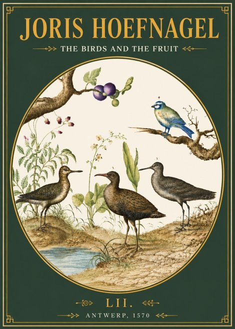 Joris Hoefnagel The Birds and the Fruit No4 - Plakát